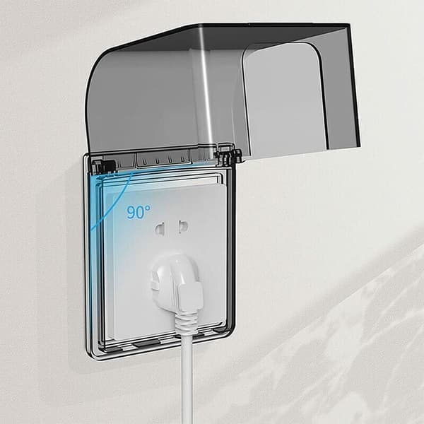 Child-safe Wall Socket Cover 86 Model Universal Waterproof Socket Protector 12.2×10.8×7.3 CM Waterproof Outdoor Sockets for Switches