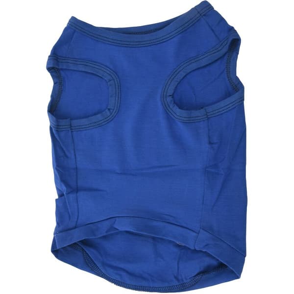 Stylish Cotton Skull Puppy Pet Vests Clothes Blue L