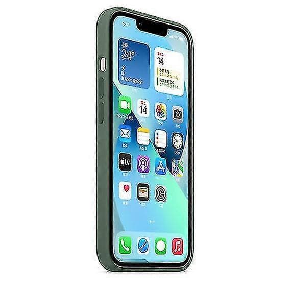 Silikondeksel for mobiltelefoner kompatible med iPhone 13 Eucalyptus Eucalyptus
