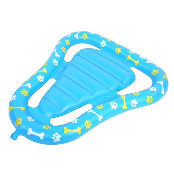 Pet Floating Row PVC Thicken Summer Dog Pool Float Inflatable Raft Pet Water Play Tool