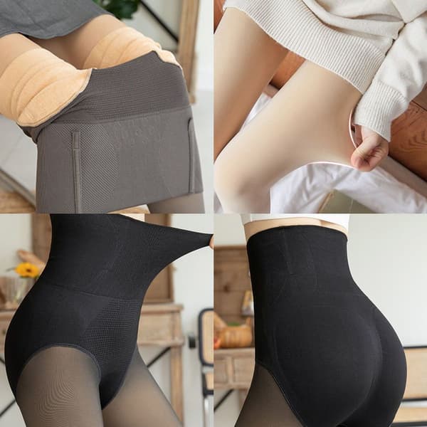 Warm High-Waisted Bikini Bottoms with Honeycomb Pattern 250g Black Size KLB