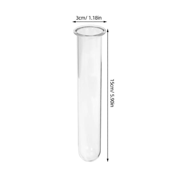 4 stk Hydroponiske Blomster Glassrør Formering Rør Liten Plante Terrarium Rør Plantevase