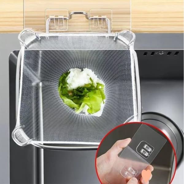 Kitchen Sink Strainer, Stainless Steel, with 100 Kitchen Drain Strainers for Collecting Kitchen Waste