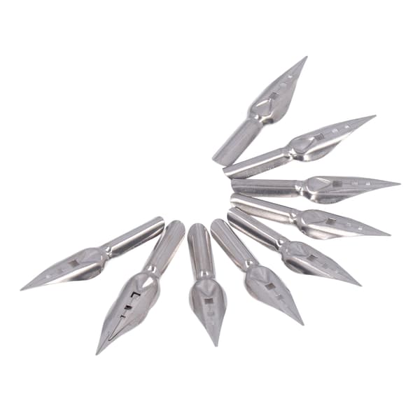 Calligraphy Nib Flexible Application High Performance Durable Material Nib Replacement Triangular Hole Nib