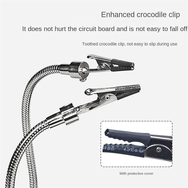 Table Welding Helping Hands with Clamp Magnifying Glass for PCB Repair Soldering Station Third Hand Tool