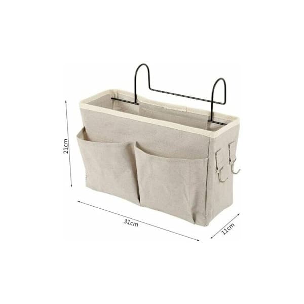 1 stk-Opbevaringstaske-Opgraderet Blå-30*11*18.5cm
