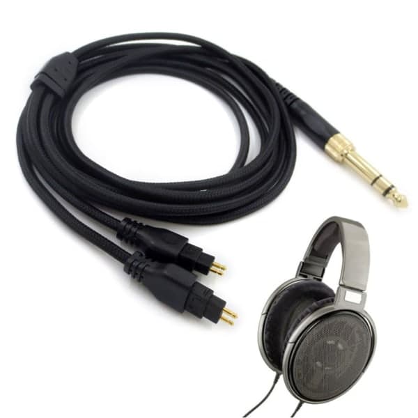 Headphone Cable for Sennheiser HD580 HD600 HD650 HD660S Audio Cable Repair Replacement Headset Accessories