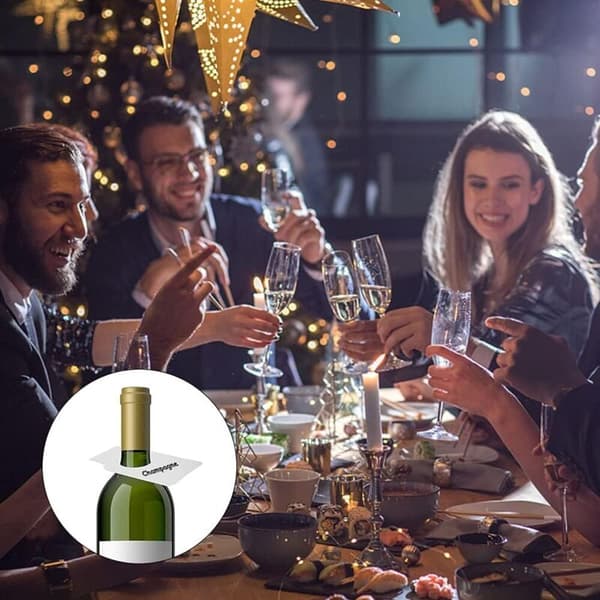Wine Cellar Labels, 400 Pieces Wine Cellar Labels (White)