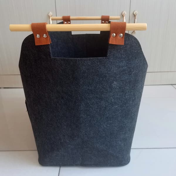 Fireplace Log Basket Felt Basket Extra Thick DXGHC