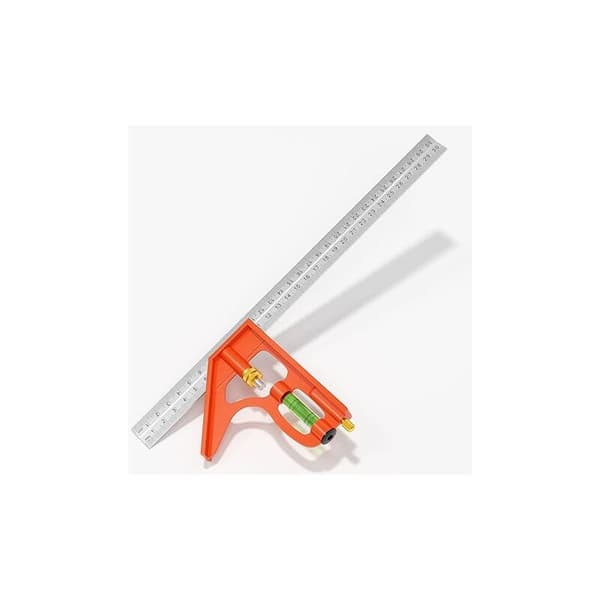 Combination Set 300mm - Metric - Universal and Precise Metal Combination Set with Stop and Scribing Tool - Professional Measuring Tool KLB