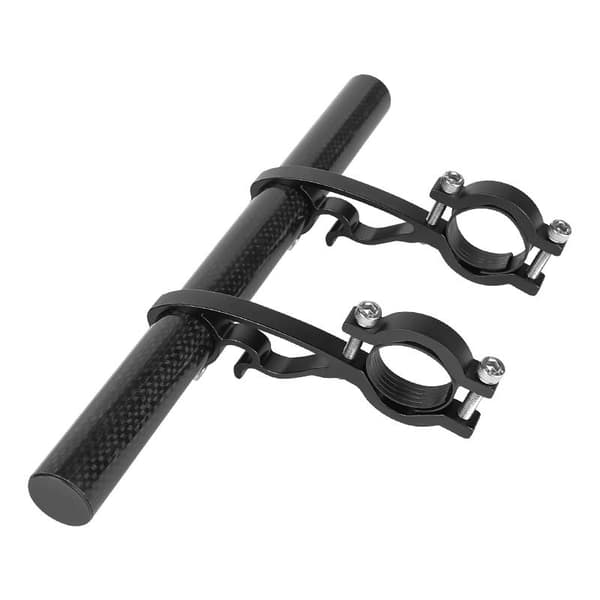 Cykelstyrforlænger, multifunktionel holder i aluminiumslegering sort