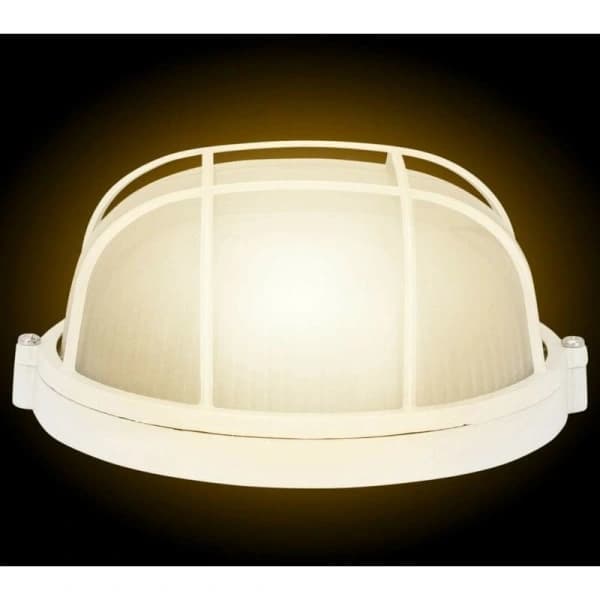 Saunalampe, eksplosionssikker, fugtbestandig, rund lampe til E27-sauna