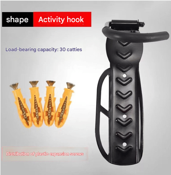 1 pc Bicycle Rack for Home Garage, Wall Mounted Clothes Rack, Hook, Activity Hook-yux