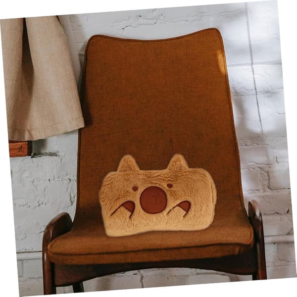 Fluffy Bærbar Håndvarmer Muff Taske 30x20cm Plys Håndvarmertilbehør Vintertilbehør