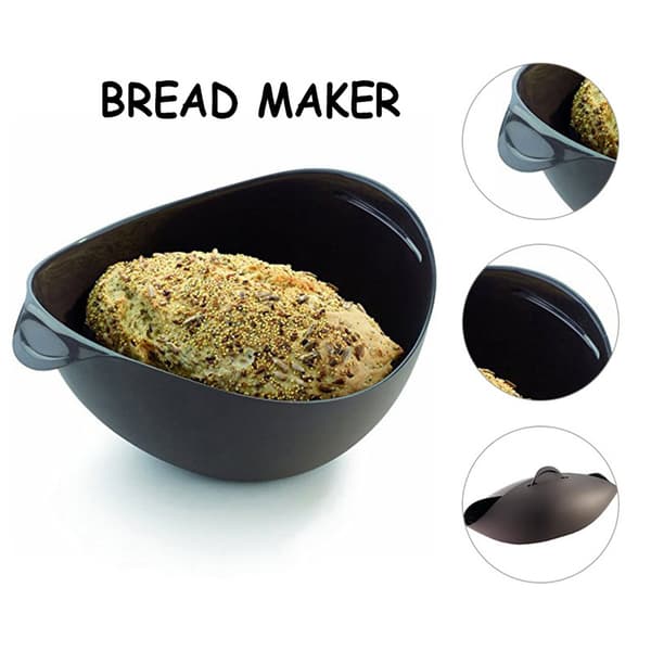 Multifunksjonell silikonbrødmaskin Silikon grønnsaksdamper Silikonbrødbakeform Silikonbrødrist