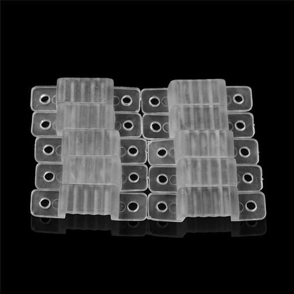 Mounting Clip for LED Light Strip 5730 / 2835 / 5050 Transparent Snap Mounting Bracket (Width: 14mm, 200pcs/pack)