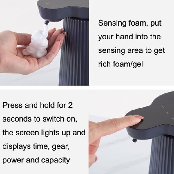 HY-1 Automatic Mobile Phone Cleaning USB Smart Disinfectant - Foam Type (Royal Blue)