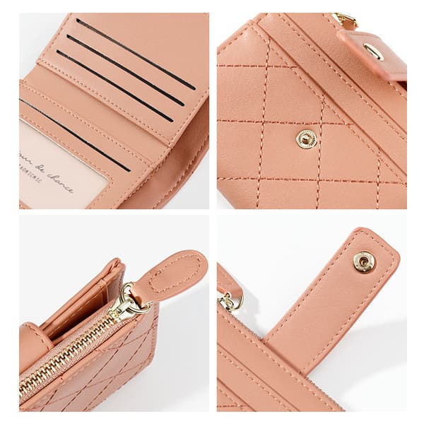 Damepung læder lille bifold lille damepung stift