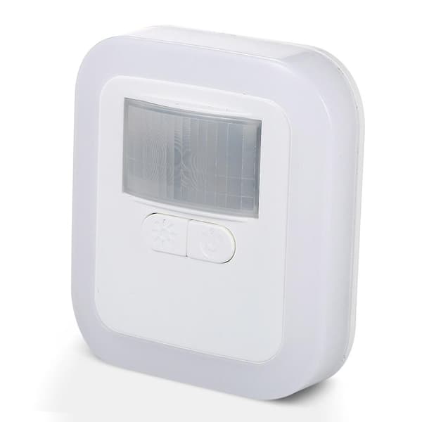 LED Plug-in Motion Sensor Light Wall Night Light with Brightness & 30s/60s/90s/120s Lighting Time Adjustable