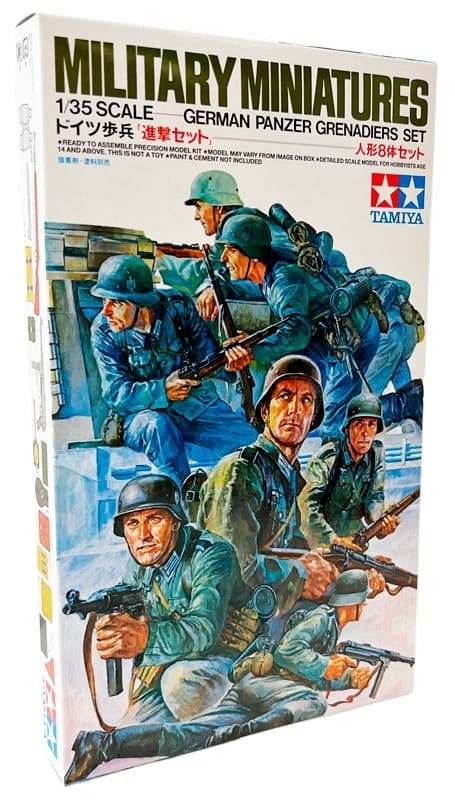 Tamiya Modelbyggeri Tysk Panzer Grenadier Skala 1:35