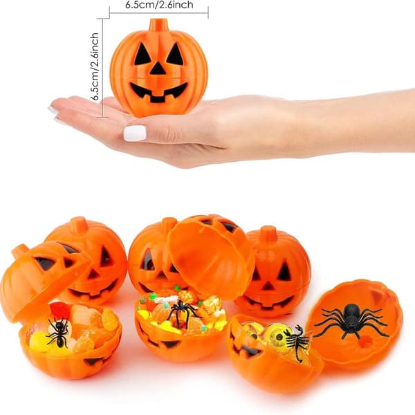 Gresskarpynt Halloween-dekorasjon høstdekorasjon liten mini (ca. 6 cm)