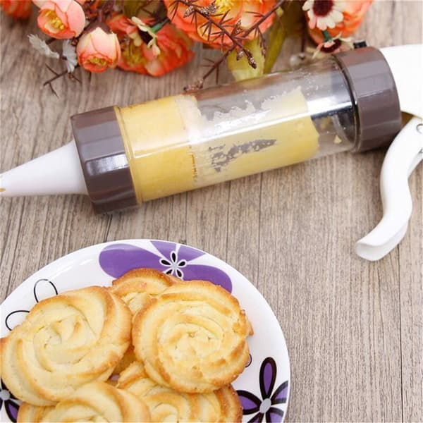 Cookie press, piping nozzle, churros machine, piping nozzles, decorating pen with discs