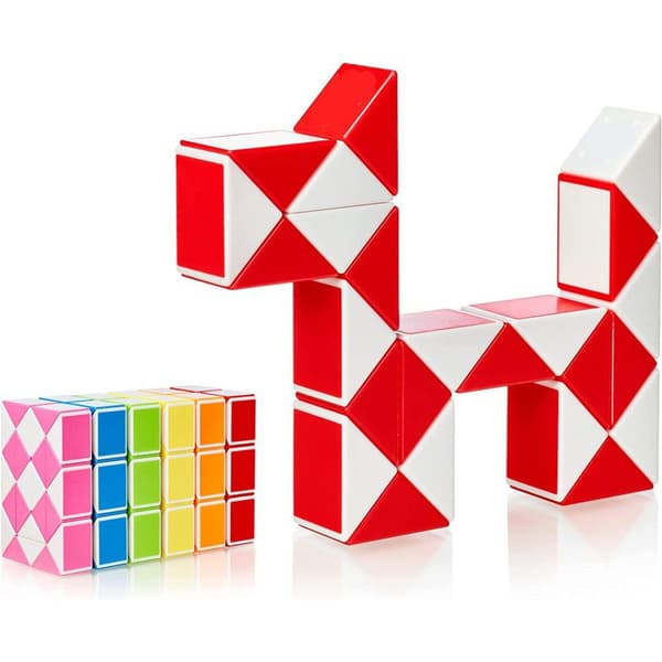 Cubixs Magic Snake - 24 blokker, gul KLB