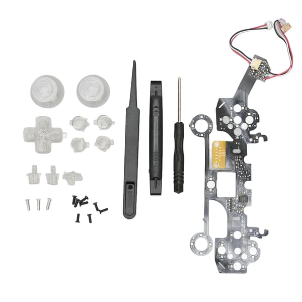 D Pad Luminated Knapper Kit DIY Multi Farver Luminated Hjem Ansigtsknapper til PS5-controller