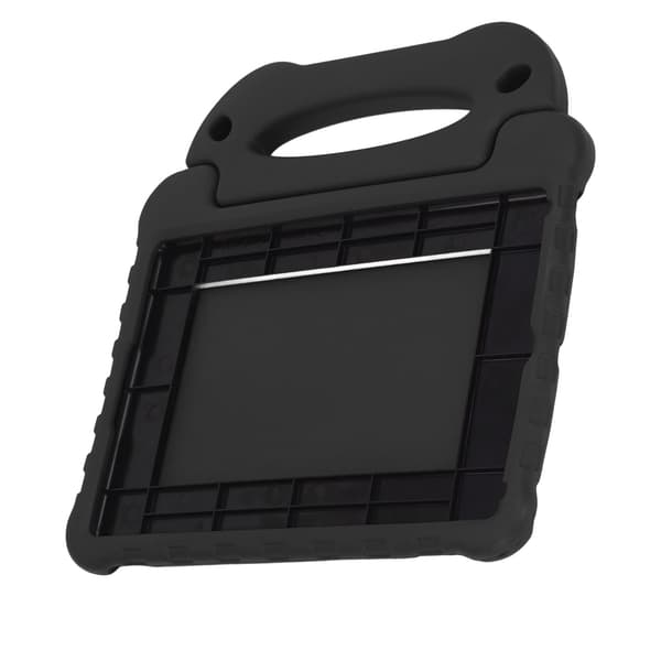 Tablet Case with Handle User-Friendly Shockproof Comfortable Exquisite Feel Precise Cut Protective Cover Black for IOS Tablet 10.2