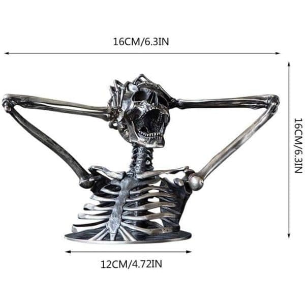 Break the Rules Madness Skeleton Bust Sculpture, Wrestler All T