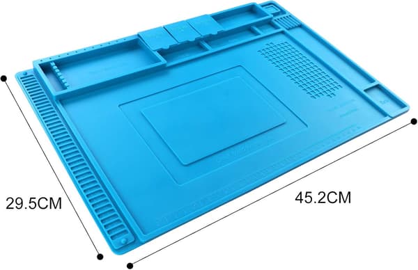 Silicone Work Mat Heat Resistant 500°C, Non-Slip, Washable, Not D