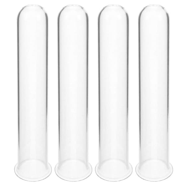 4 stk Hydroponiske Blomster Glassrør Formering Rør Liten Plante Terrarium Rør Plantevase