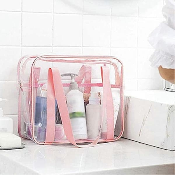 Transparent Bag, Clear Cosmetic Bag, Transparent Bag Large Capacity