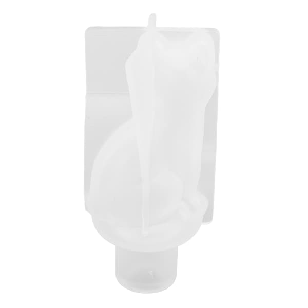Wine Stopper Mold DIY Cat Shape Silicone Material Reusable Decorative Easy Demolding Wine Bottle Stopper Casting Mold