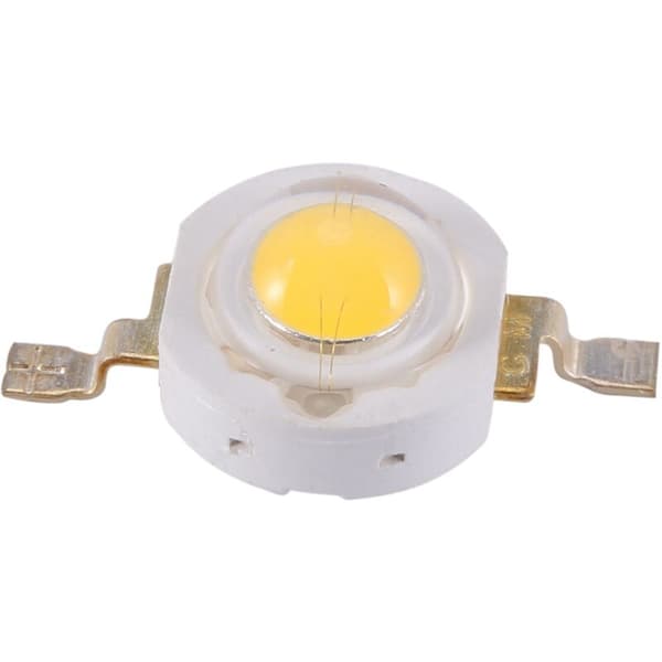 50 stk. højtydende 2-benede 3W varmhvide LED-emitterperler 100-110Lm