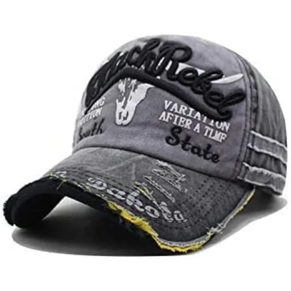 Keps Vintage Bomullskeps Unisex Sliten Snapback Trucker Hatt