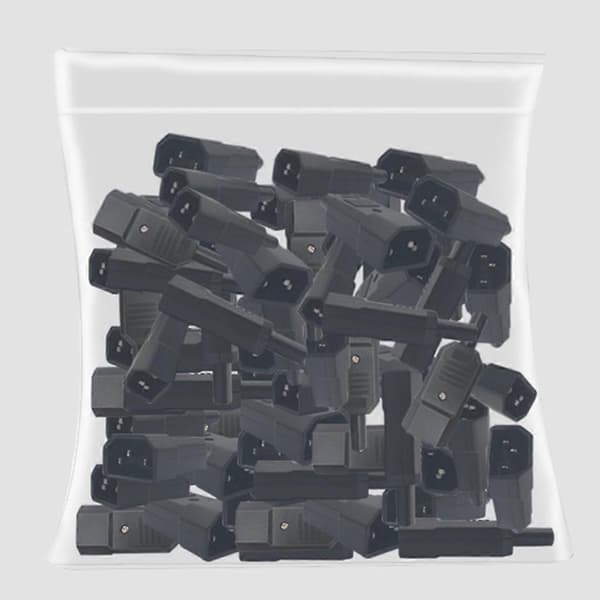 AC 250V 10A IEC C14 Han 3-ben Terminaler Inline Adapterstik Strømudtag