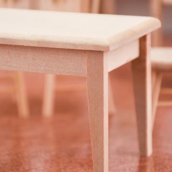 3x 1:12 miniature skrivebord dukkehus miniaturemøbler model tilbehør