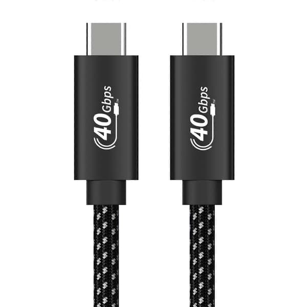 40 Gbps dataoverførselskabel USB C til USB C PD100W opladningskabel USB4 USB C-kabel til bærbar computer mobiltelefon Thunderbolt4-kabel