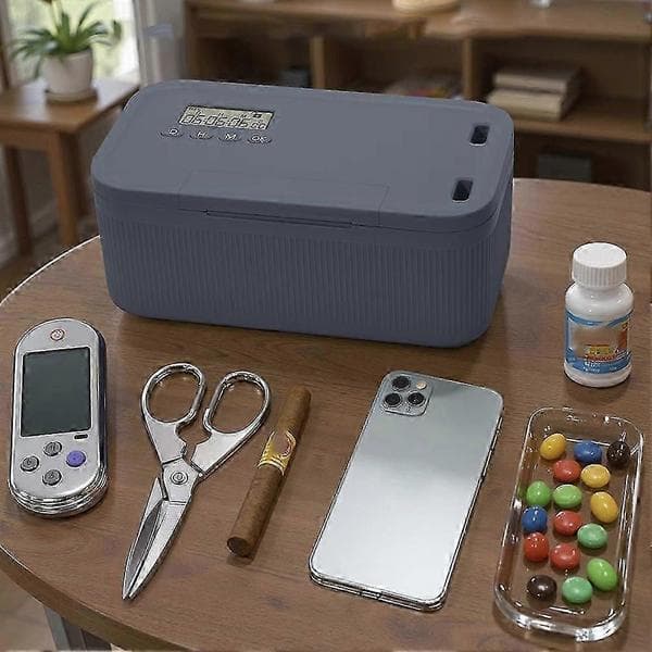 Electronic Time Lock Box Self-Discipline Lock Box Phone Lock Box From Phones Video Games Social Media Snacks
