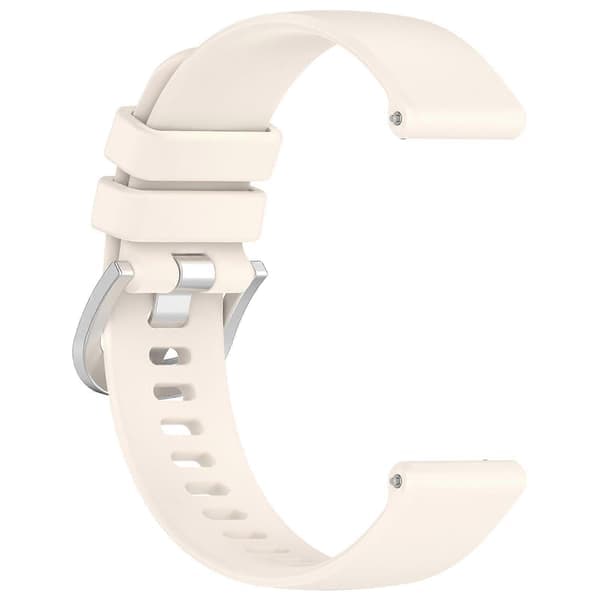 For Garmin Approach S50 Smartwatch Armbånd 20mm Justerbart Sport Silikonbånd Starlight (LGL)