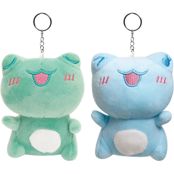 2-PACK Small Stuffed Animals 11 cm Frog Plush Toy