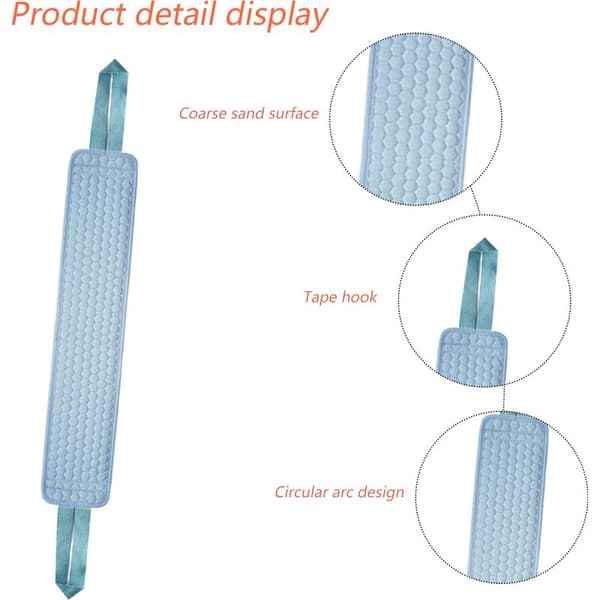Thick back strap, single back cloth, long back cloth, dual-use bath towel Yes Yes