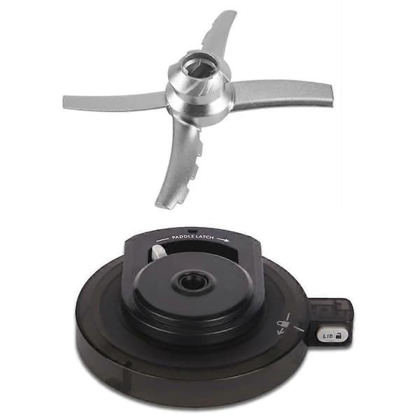 Outer Bowl Lid with Paddle for Ninja NC500/NC501 Series Ice Cream Maker Reusable Creami Lid Replacement