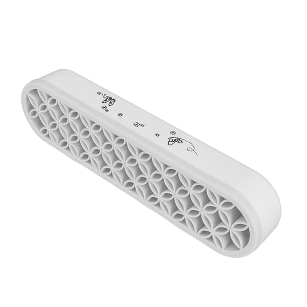 Silicone Desk Brush Storage Box Multifunctional with Multiple Compartments Flexible DIY Makeup Brush Storage Rack for Sewing Tools Grey