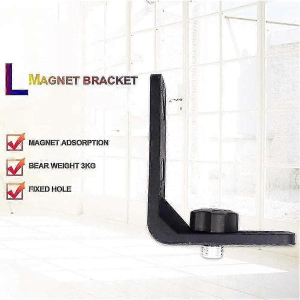 Slidstærk L-formet magnetisk vaterpas 1,6 cm adapter til laserniveauer Topcon Spectra