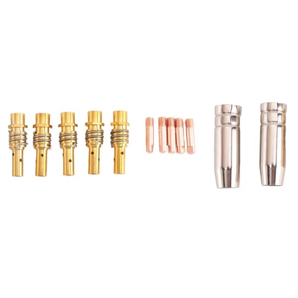 Nozzle Holder for Welding, Nozzle Kit for Mig Welding, Consumable Accessories Suitable for 15AK Torch, Welding Machine 0.8mm