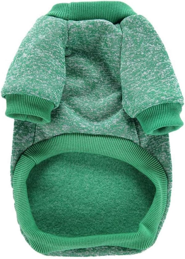 Small, Green, Dog Clothes Dog Sweater Soft Thicker Warm Puppy