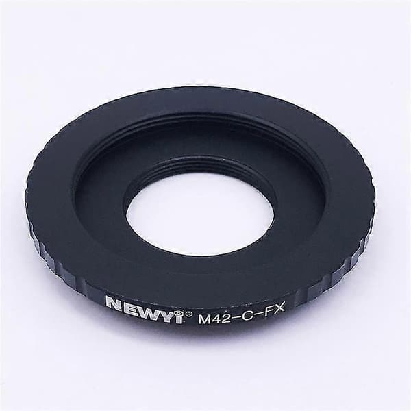 M42-c-fx Adapterring for dobbel bruk, metall for M42-objektiv / C-mount-objektiv til X-mount-kamera, kameratilbehør