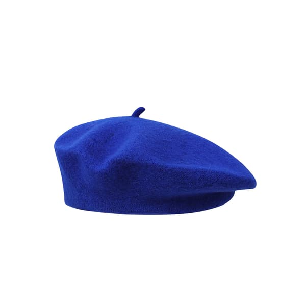 Baskerhat Vintage Stil Ensfarvet Kasket Hatte Tilbehør Udendørs Blå